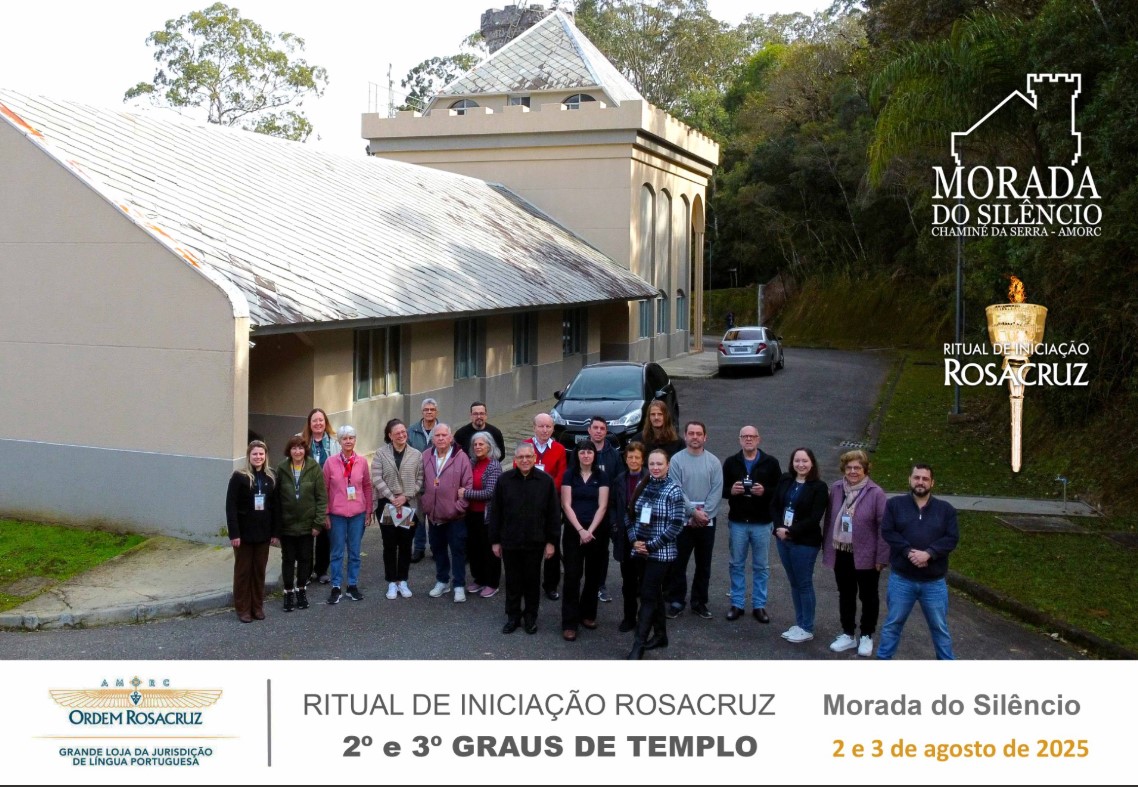 Ritual de Iniciação Rosacruz aos 2º e 3º Graus de Templo – 02 e 03 de agosto de 2025