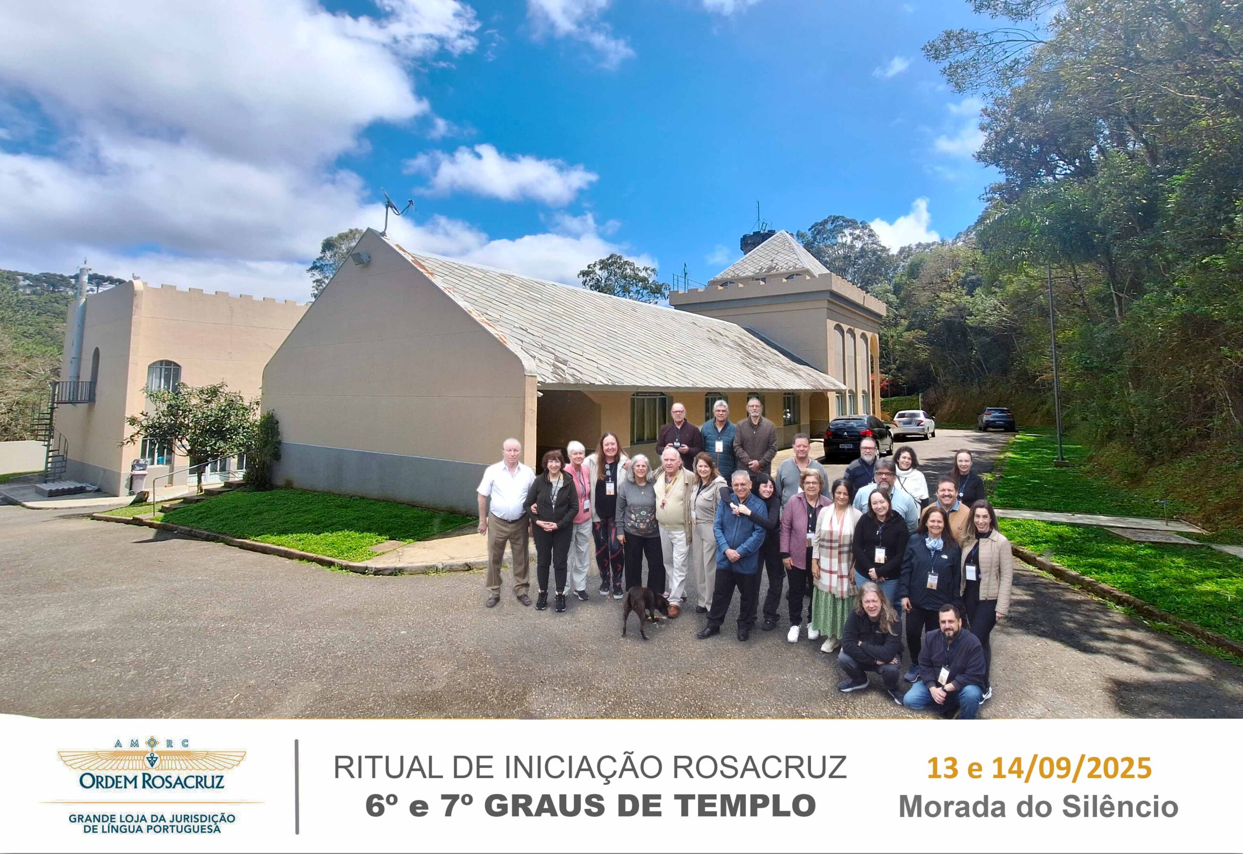 Ritual de Iniciação Rosacruz do Sexto e Sétimo Graus de Templo – 13 e 14 de setembro de 2025
