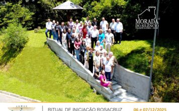 Ritual de Iniciação Rosacruz – 12º Grau de Templo – realizado de 6 e 07 de dezembro de 2026