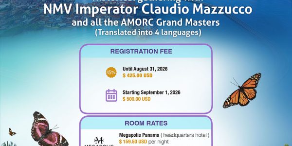 Convenção Mundial da AMORC 2027 – 5 a 8 de setembro de 2027
